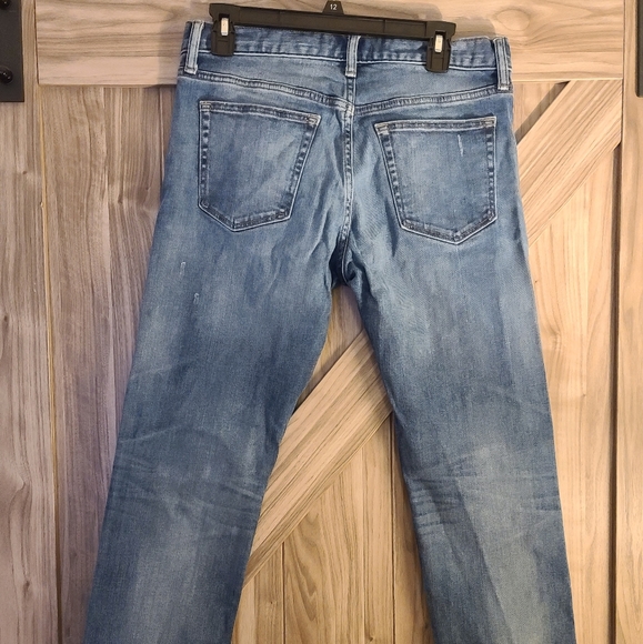 Uniqlo Distressed Slim Jeans Kaihara Denim 32 - Picture 6 of 8